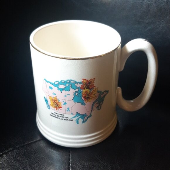 Other - Lord Nelson Pottery England Coffee Mug Canada From Sea to Sea Centennial